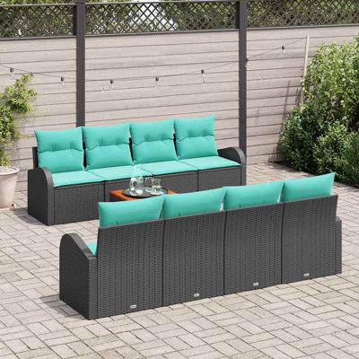 Ensemble de canapé de jardin 9 pièces vidaXL
