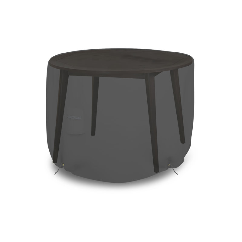 Outdoor Patio Table Cover, 61cm H x 91.4cm W x 2.5cm D, Black