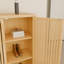 Armoire multi-scène de 42 pouces avec tablettes ouvertes pour la cuisine, la salle de bain, rangement pratique et caché dans les portes pour économiser de l'espace 2