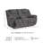 Foreside Reclining Loveseat With Console