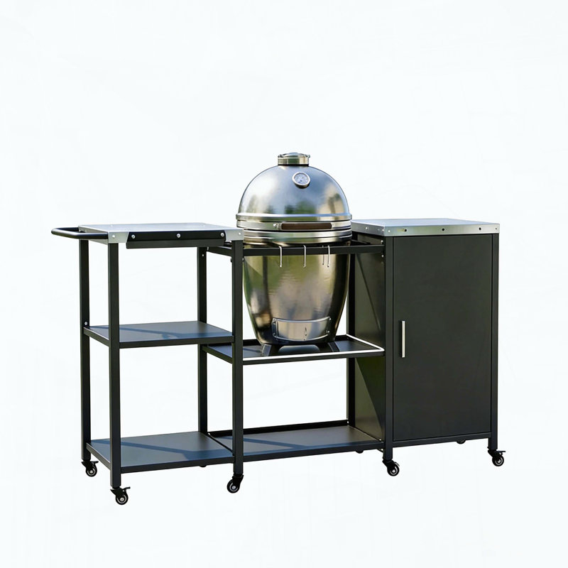 Heavy Duty BBQ Prep Table with 330 lbs Weight Capacity