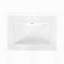 Meuble-lavabo simple avec grandes tablettes de rangement-85642191