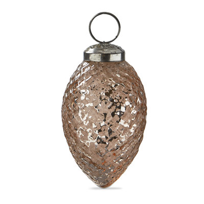 Vint Diam Cone Ornament 3In
