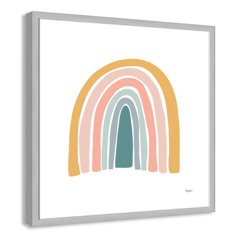 Décoration murale pour enfants, H 23,5 po x l 23,5 po x P 1,19 po, Encadré de boîte argent