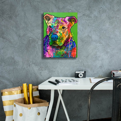 Red Barrel Studio 'Blue Nose Pitbull' by Dean Russo Studios, Canvas Wall Art