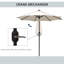 Parasol de marché 9 pi Himes-28769779