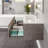 Aurora 48 In. Concrete Gray Wall Mount Single Sink Bath Vanity With Carrara Quartz Top And Undermount Porcelain Sink-784733437