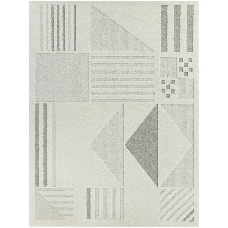 Tapis crème Addix, Rectangle 7 pi 10 po x 10 pi