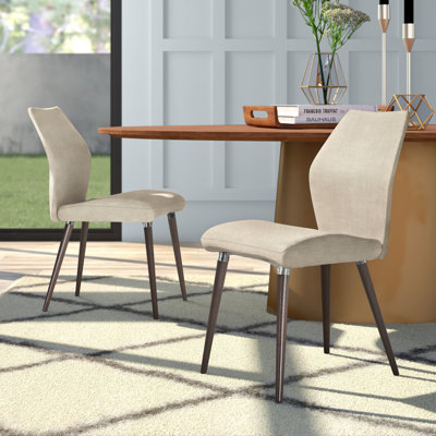 Jaeya 18.5'' H Linen Upholstered Side Chair