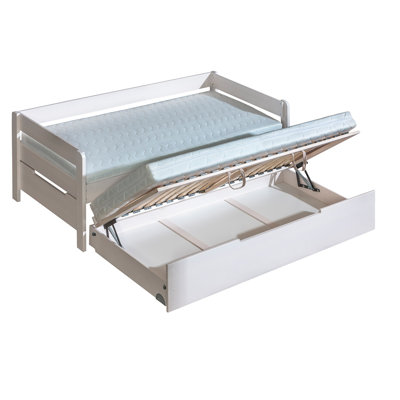 Alfwin European Single (90 X 200 Cm) Standard Mate's & Captain's with Storage Included with Trundle Included