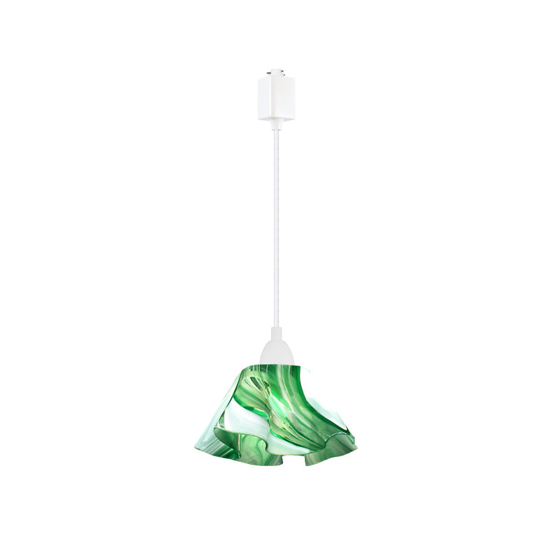 Luminaire suspendu Dale, Petit, Blanc, Jaune canari