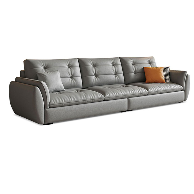Coussin blanc modulaire 100% polyester, L 110,24 po, Gray Polyester