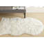 Baer Solid Colour Faux Sheepskin Hand Woven Area Rug-35943381