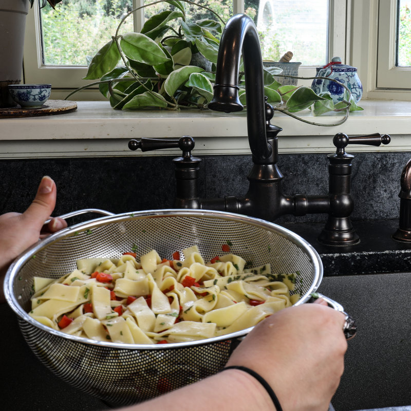 Stainless Steel Microperforated Colander Set, 1.5, 2.5, 5 Quart