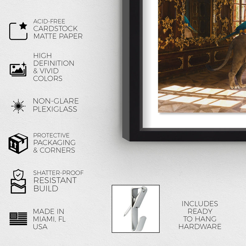 Associates in Rococo Animals Shadowbox by Oliver Gal