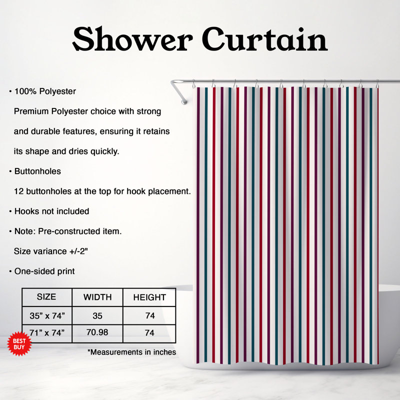 Rideau de douche Harvest Glow - Premium, H 74 po x l 71 po
