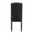 Modway Black Vinyl Perdure Dining Chair
