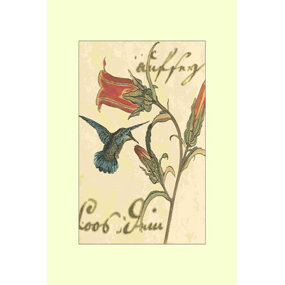 " Hummingbird Reverie III " by Vision Studio Painting Print