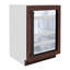 Zline 24 In. Touchstone 151 Can Beverage Fridge With Hand Hammered Copper Glass Door