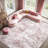 6x9 Area Rug Living Room Rugs - Washable Neutral Modern Abstract Soft Thin Large Rug
