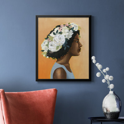 Modern Laurel I Premium Framed Canvas - Ready to Hang