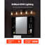 Luminaire de meuble-lavabo moderne 5 lumières 37,1 pouces au-dessus d'un miroir