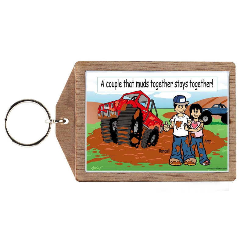 Porte-clés en bois personnalisé