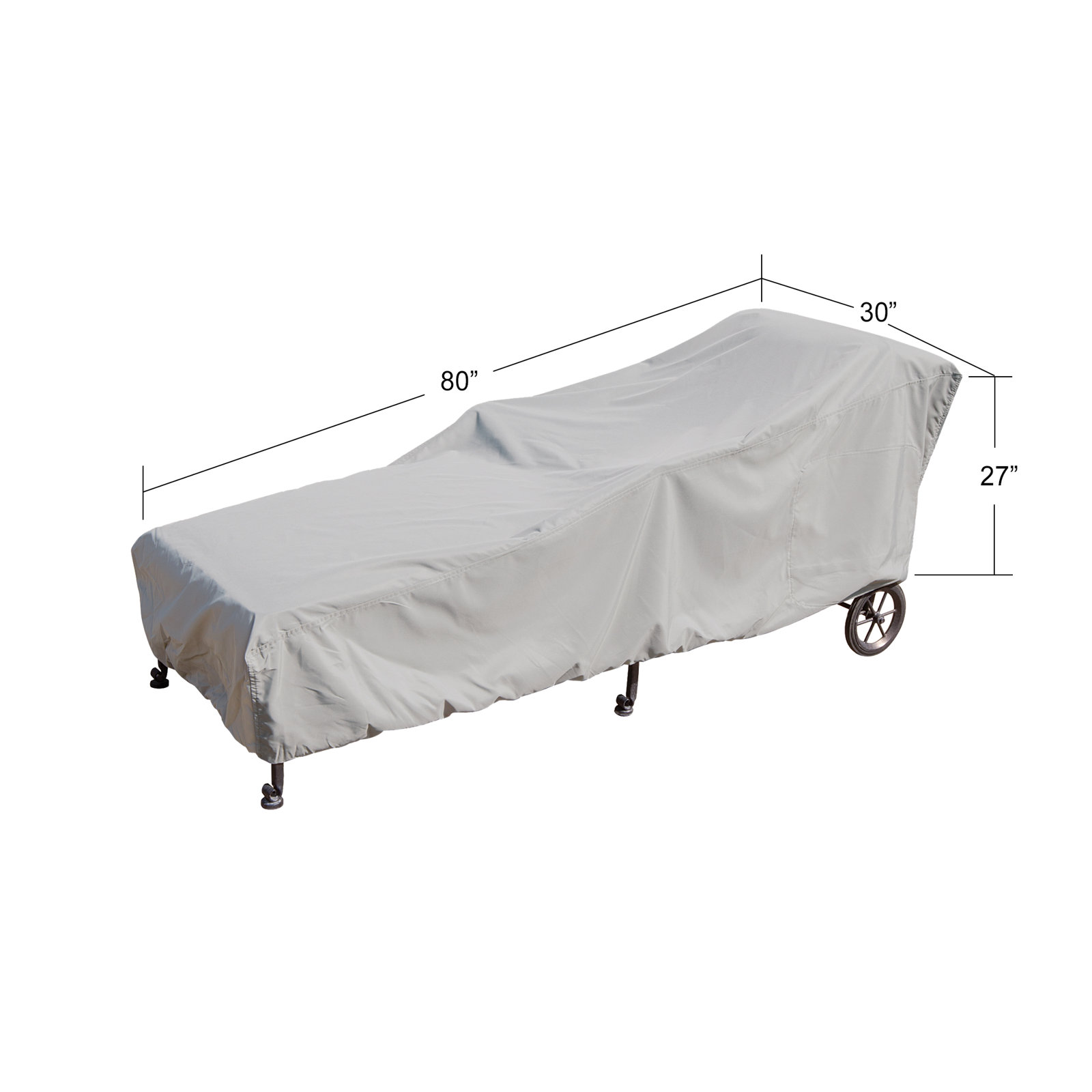 Moneeka Outdoor Patio Chaise Lounge Cover