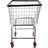 Wire Laundry Cart, 4.5 Bushel Wire Laundry Basket with Wheels-108211051