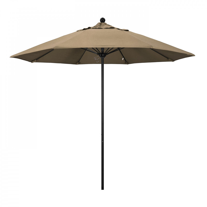 Parasol de marché 9 pi Maria, Beige chiné