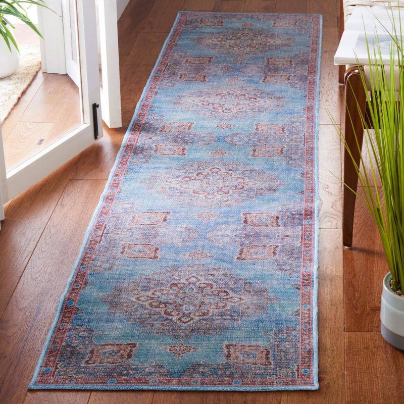 Serapi Performance Machine Washable Oriental Rug, Runner 2' x 9'