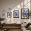 Pastel Petal Bloom Geometric - Print-1757707073-1757707135
