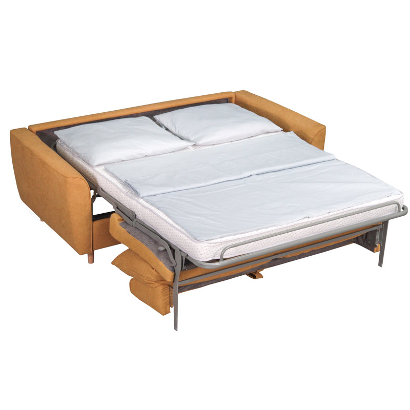 Marotz Sofa Bed with Mattress, Yellow