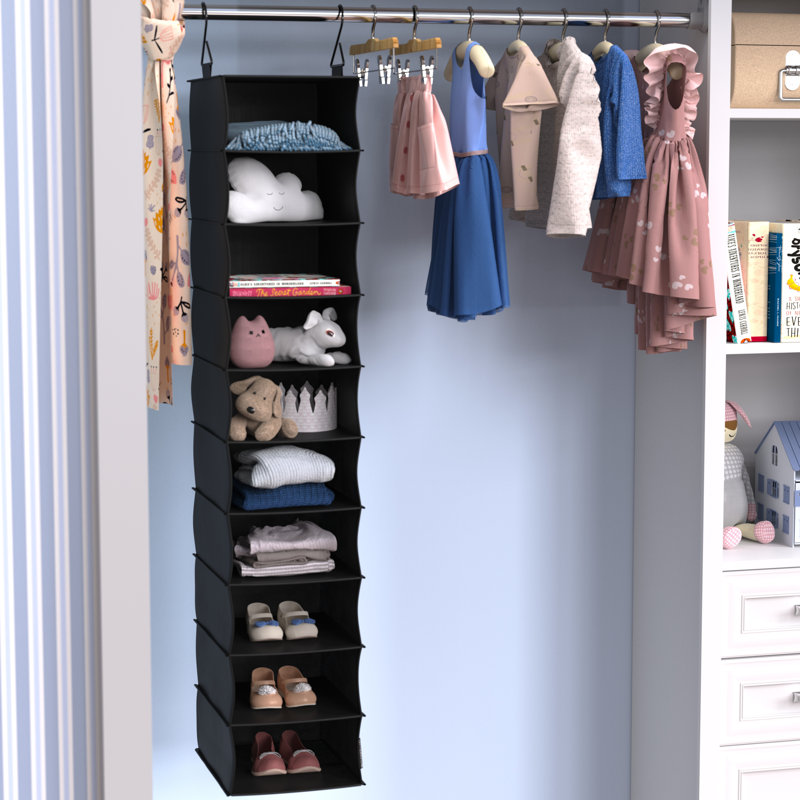 Capsule 10-Shelf Hanging Fabric Closet Organizer