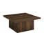 Table basse carrée en bois d'ingénierie