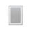 LED Aluminum Framed Wall Mounted Bathroom Vanity Mirror with Dual Front & Back LED Strip Lights-227276791