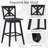 Luvine Swivel Solid Wood Counter Stool-335806298-335806293