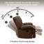 Fauteuil inclinable rembourré de 44,5 po de largeur Brisen-1250718193-1252094588
