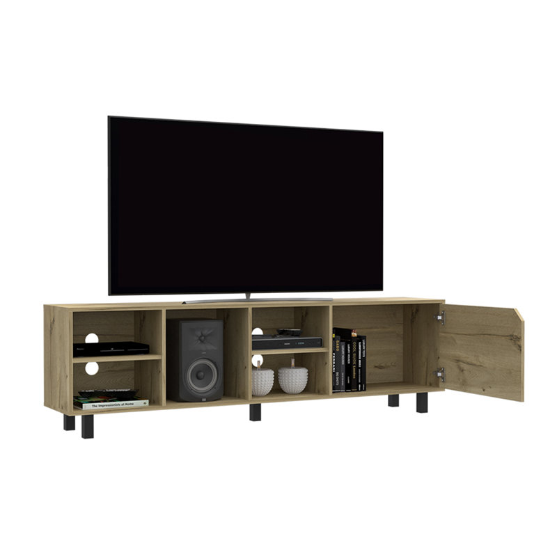 Crédence de rangement l 70,8 po, Beige