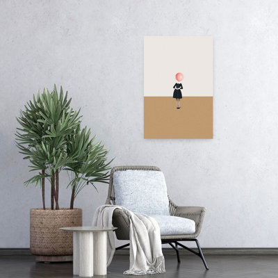 Obvious imperfections Abstract Surreal Wall Art Print 1 Piece Wrapped Canvas Wall Art