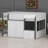 Elevated Cabin-Style Loft Bed Featuring an Integrated Playhouse Nook and Multi-Compartment Storage System-1485724278