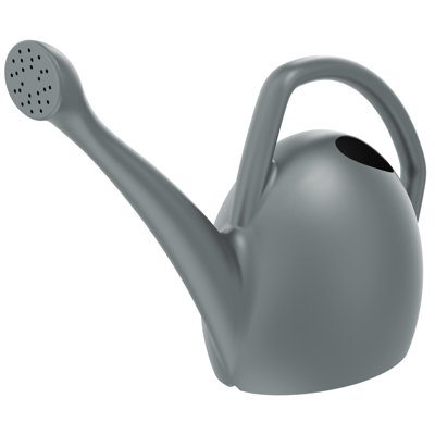 Arrosoir Bloem Rhino: capacité de 2 gallons - gris anthracite - bec verseur facile