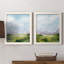 Verdant Vale I - ensemble de 2 peintures sur toile encadrées-424791597-424791584