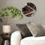 Horloge murale silencieuse en verre trempé de 30 cm, « Face lumineuse défilant le temps », sans tic-tac, fonctionne avec des piles (piles AA non comprises), décoration artistique pour la maison
