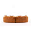 Mousse orange exotique pour la maison - Confort unique avec 4 sièges confortables et élégants