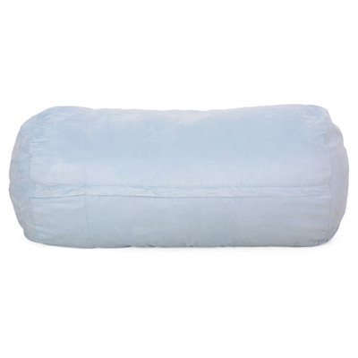 8 Foot Bean Bag Made Of Microfiber - Comfortable And Attractive For Music Room Removable Zipper Cover Convenience Foam Filling Cylindrical Design Relaxing Easy Cleaning Filled