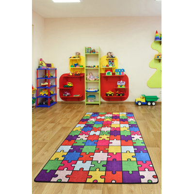 Durable Hall Carpet (2.6 x 6.6 ft) | 100% Polyester, Pile Height: 0.2 in, Total Thickness: 0.4 in | Antibacterial, Non-Slip Underside, Machine Washable | Ideal for Home Entryways, Elegant and Functional Design