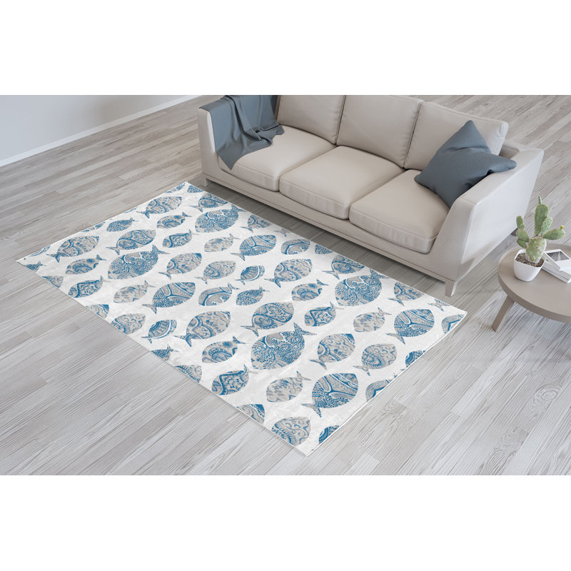 Tapis turc Ambesonne, Rectangle 2 pi 7 po x 4 pi 11 po