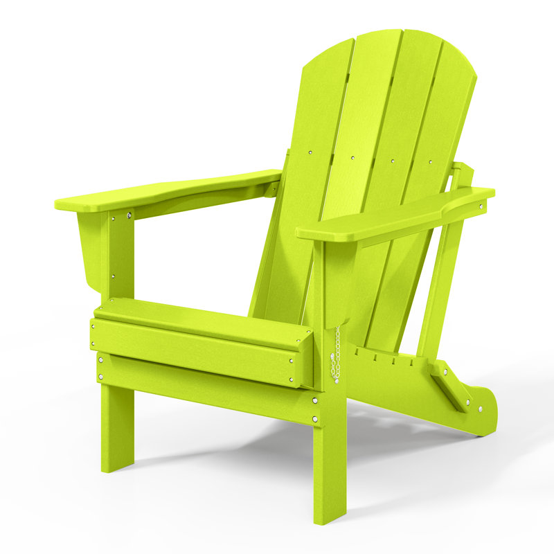Chaise Adirondack pliante Vinnie, Chaux
