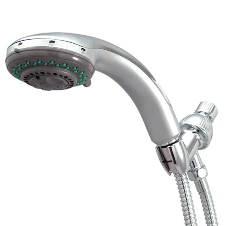 Rio Handheld Shower Head, Polished Chrome and Stainless Steel Trim